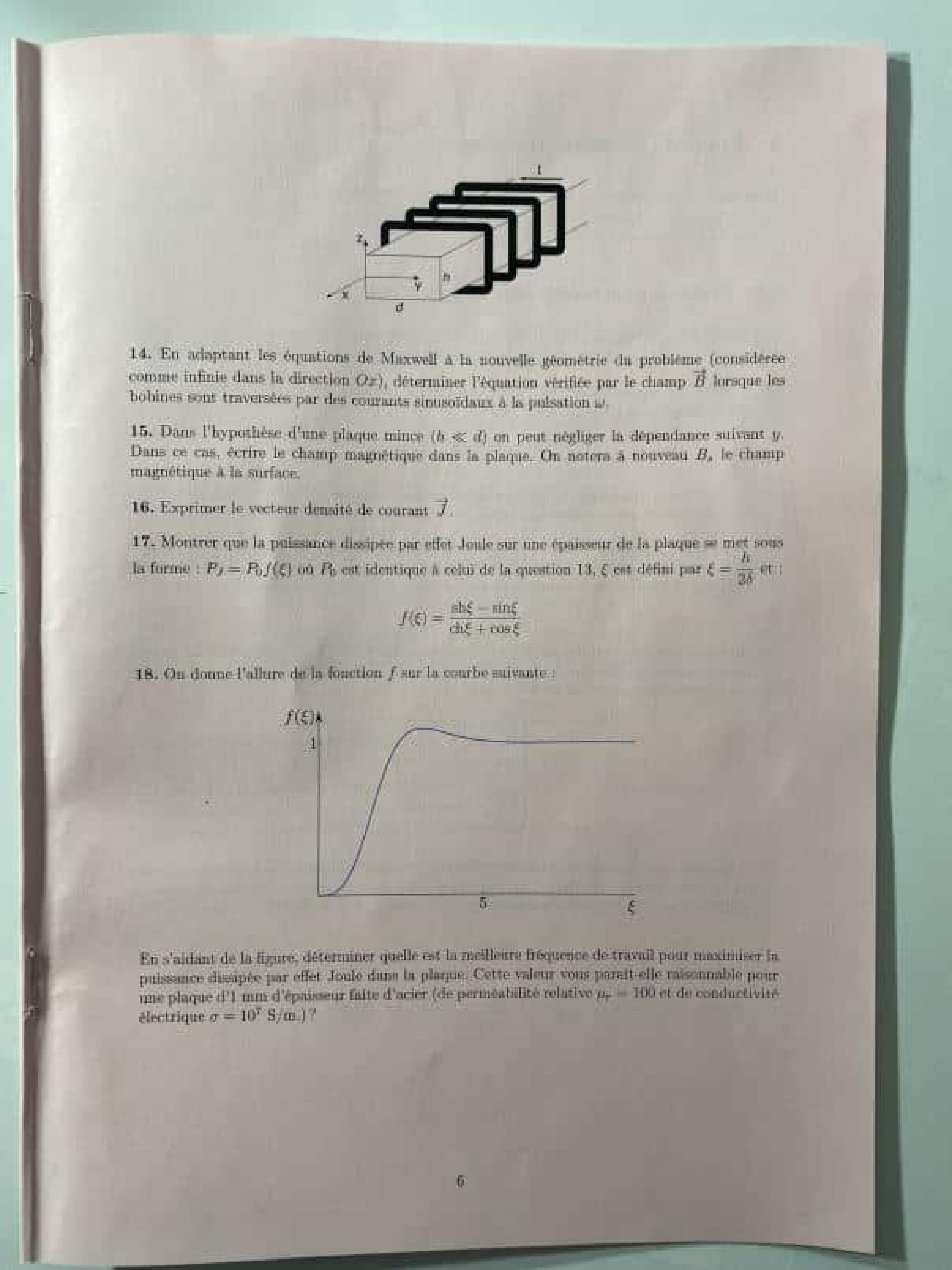 Concours X Ens Espci Physique A Sujet Pc G N Ration Pr Pa