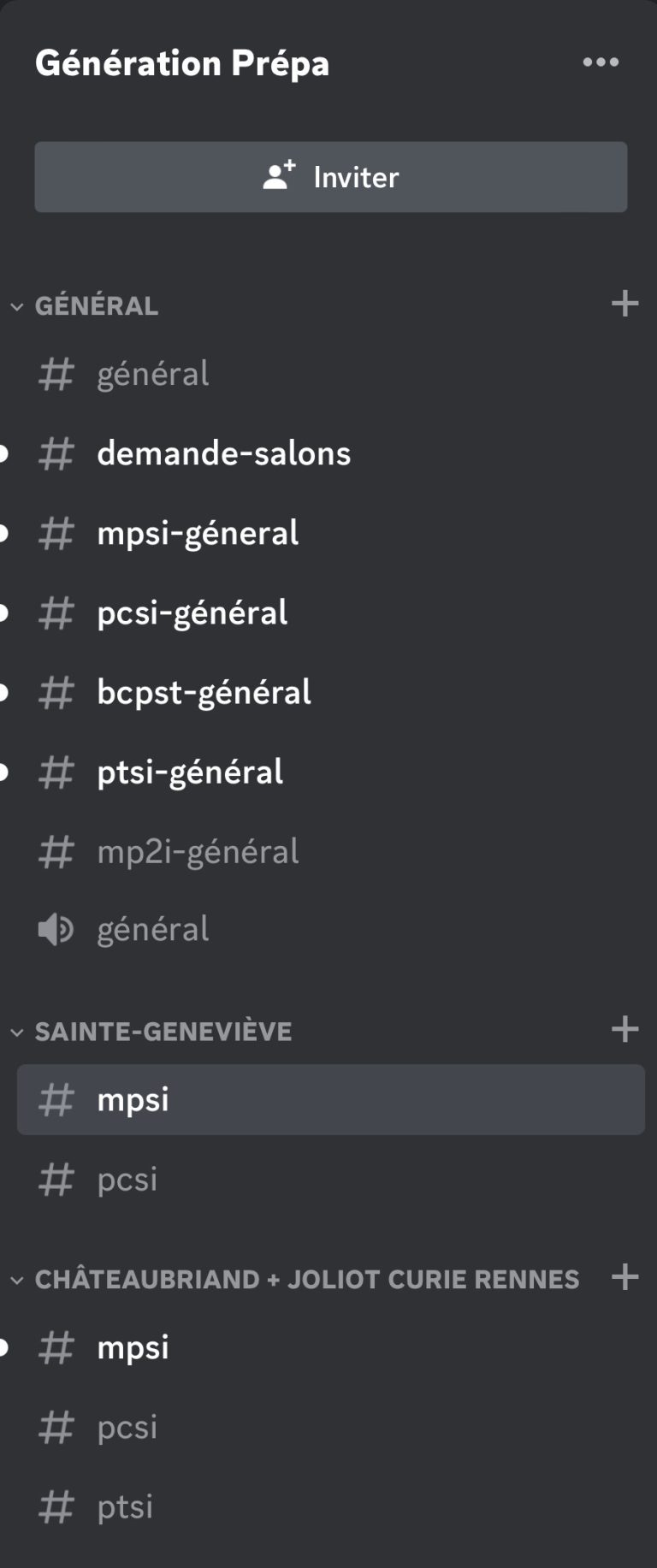 discord organisation