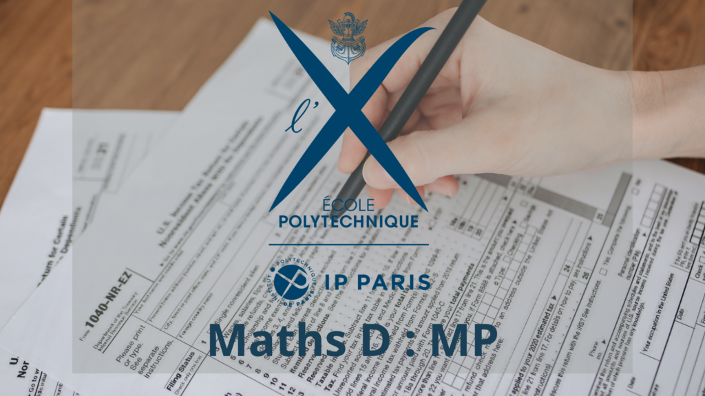 Concours XENS Maths D Sujet 2023 MP Génération Prépa