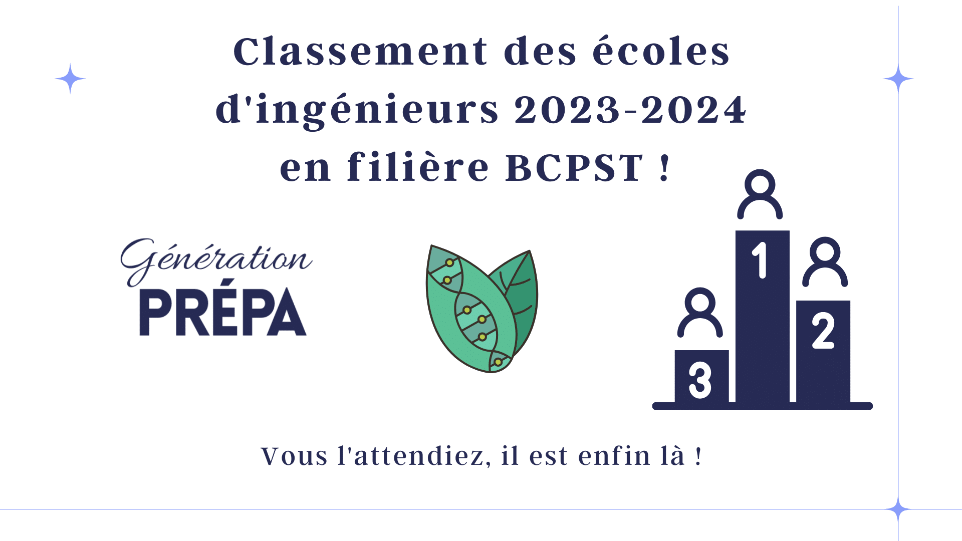 Classement prépas BCPST 2024 ! - Génération Prépa
