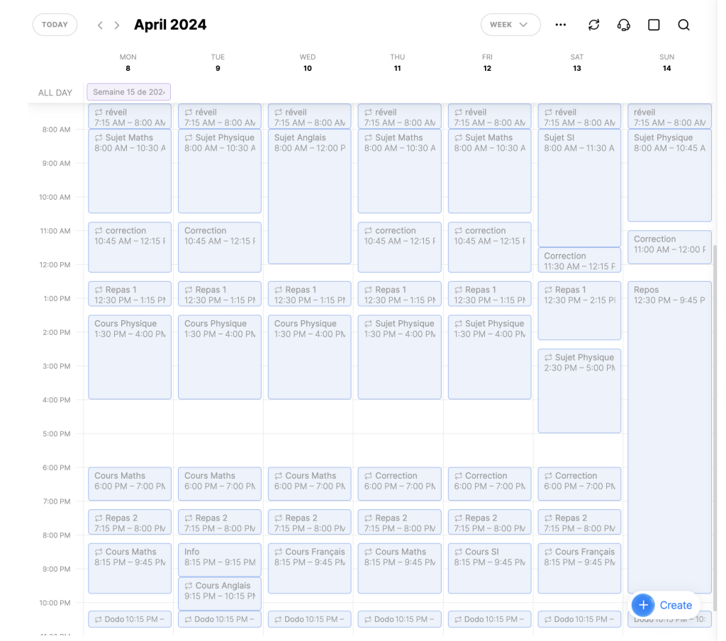 programme révision concours prépa