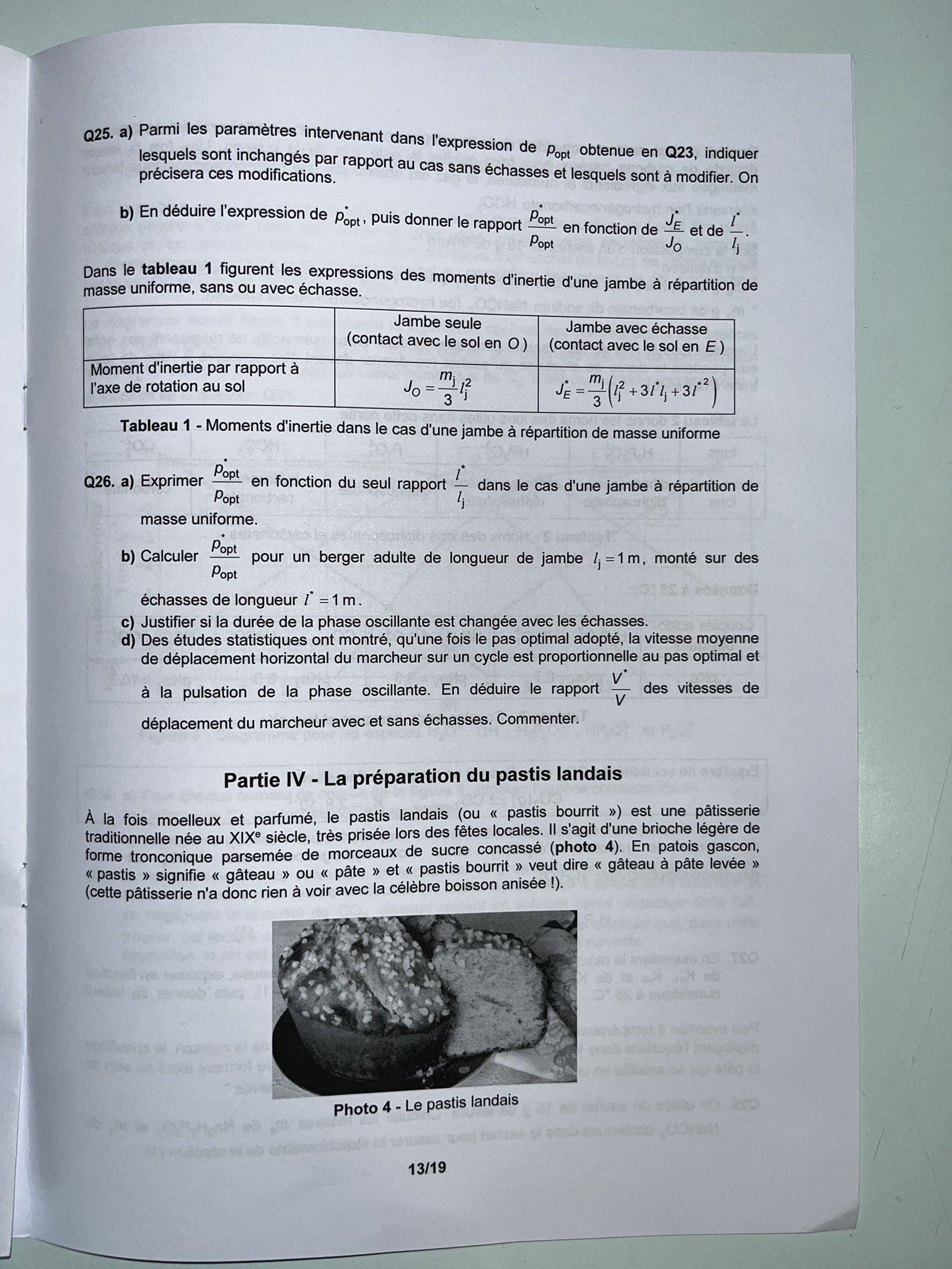 CCINP PhysiqueChimie Sujet 2024 MP MPI Génération Prépa