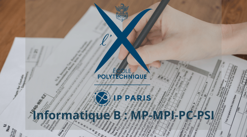 x ens sujet informatique b mp mpi pc psi