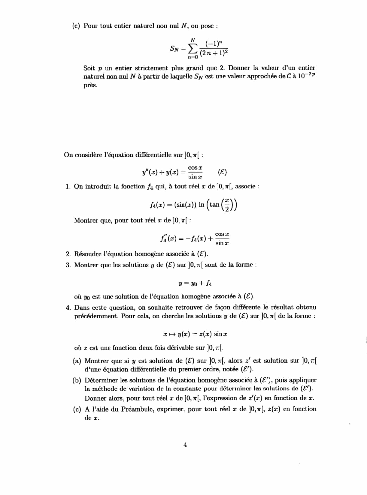 Banque PT 2024 - Maths C