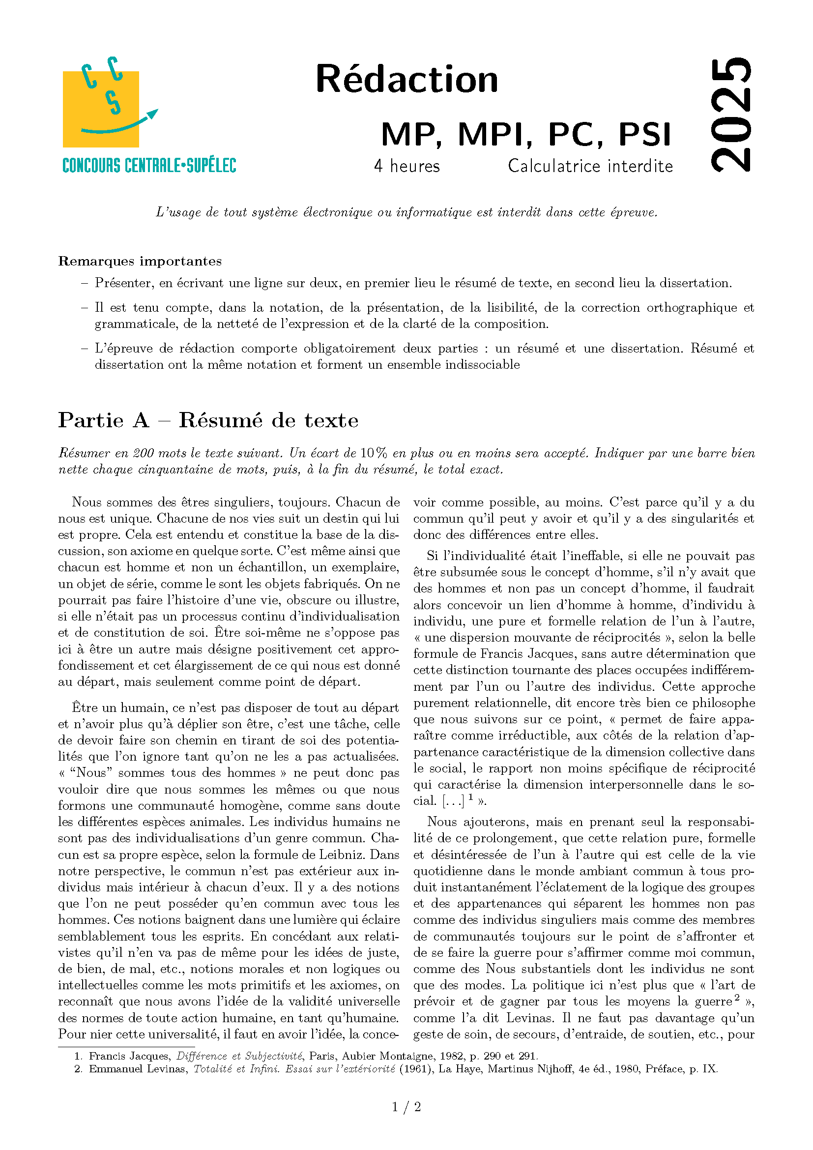Concours_Centrale_Supelec_Français_MP_MPI_PC_PSI_Page_1
