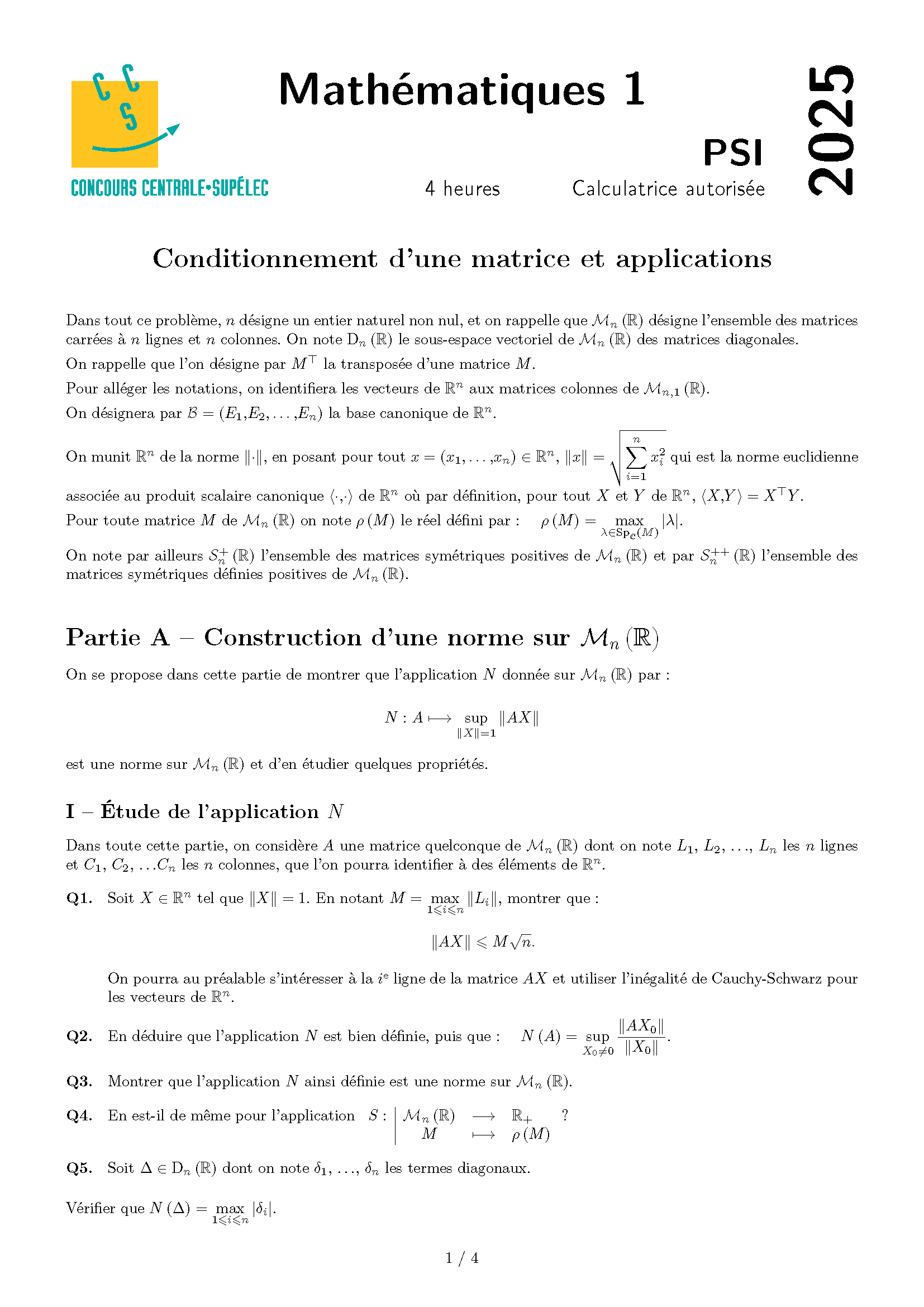 Concours_Centrale_Supelec_Maths_1_PSI_2025_Page_1