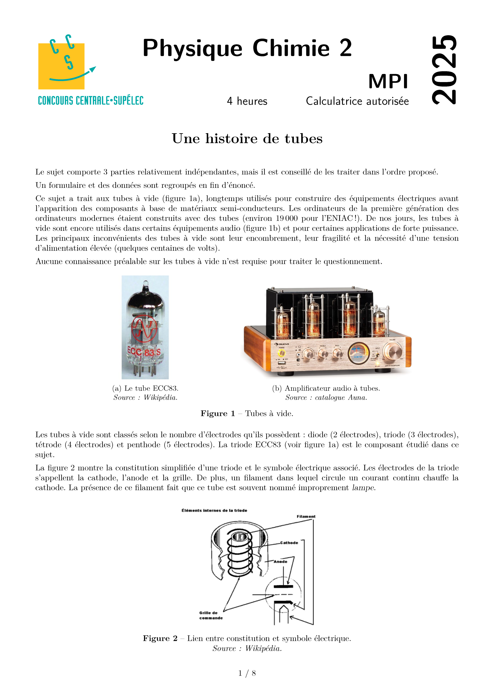 Concours_Centrale_Supelec_Physique_Chimie_2_MPI_Page_1