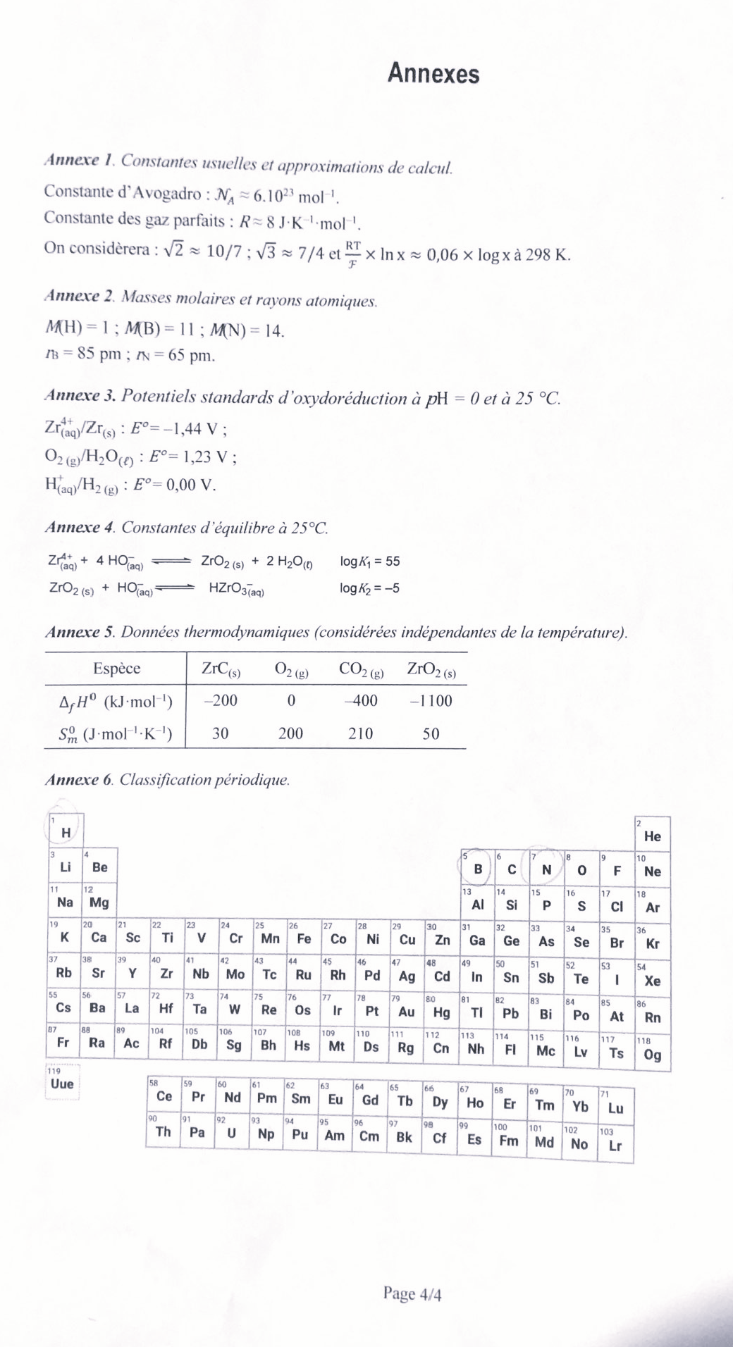 Concours MinesPonts Chimie Sujet 2025 MP Génération Prépa — free download