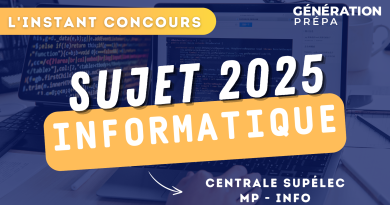 concours centrale supélec sujet informatique mp info