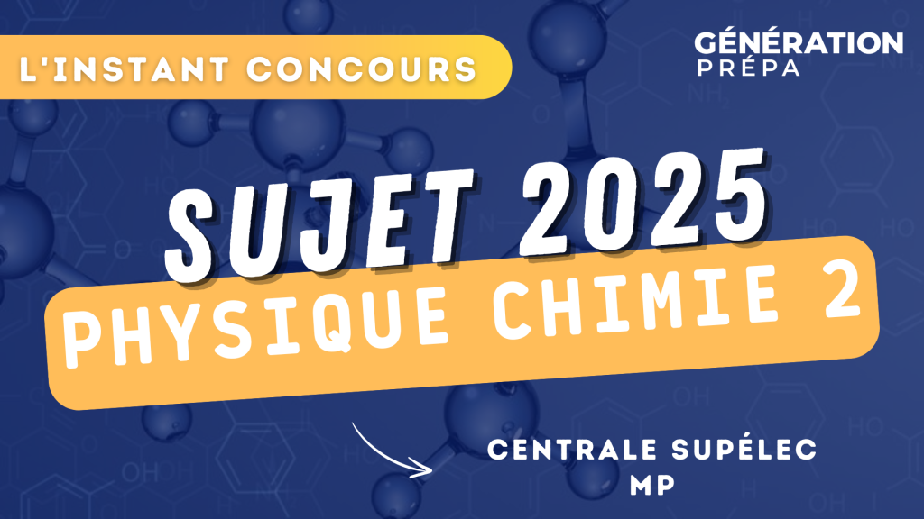 Concours MinesPonts Chimie Sujet 2023 MP Génération Prépa — free download
