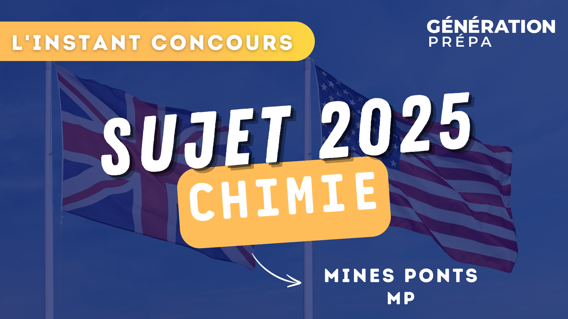 Concours MinesPonts Chimie Sujet 2025 MP Génération Prépa — free download