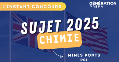 mines ponts sujet chimie psi