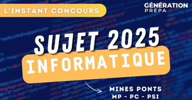 mines ponts sujet informatique mp pc psi