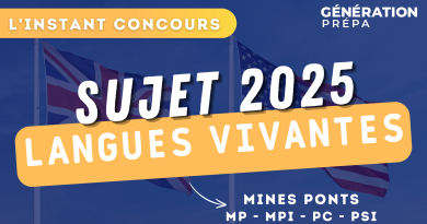 mines ponts sujet langues vivantes mp mpi pc psi
