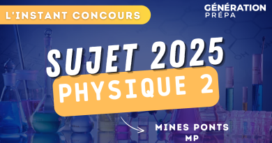mines ponts sujet physique 2 mp