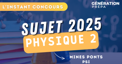 mines ponts sujet physique 2 psi