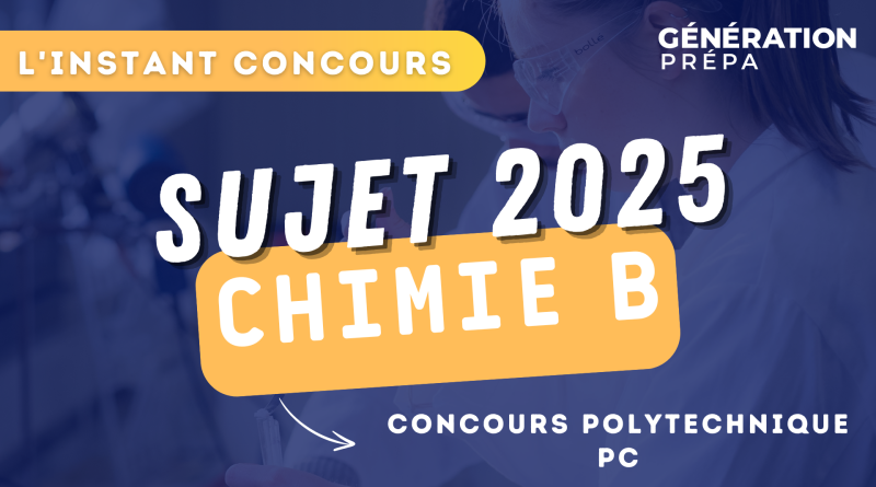 x ens sujet chimie b pc