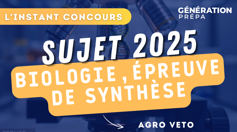 agro veto sujet biologie bcpst