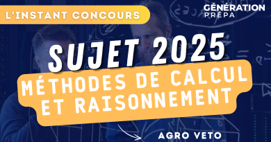 agro veto sujet méthode calcul raisonnement bcpst