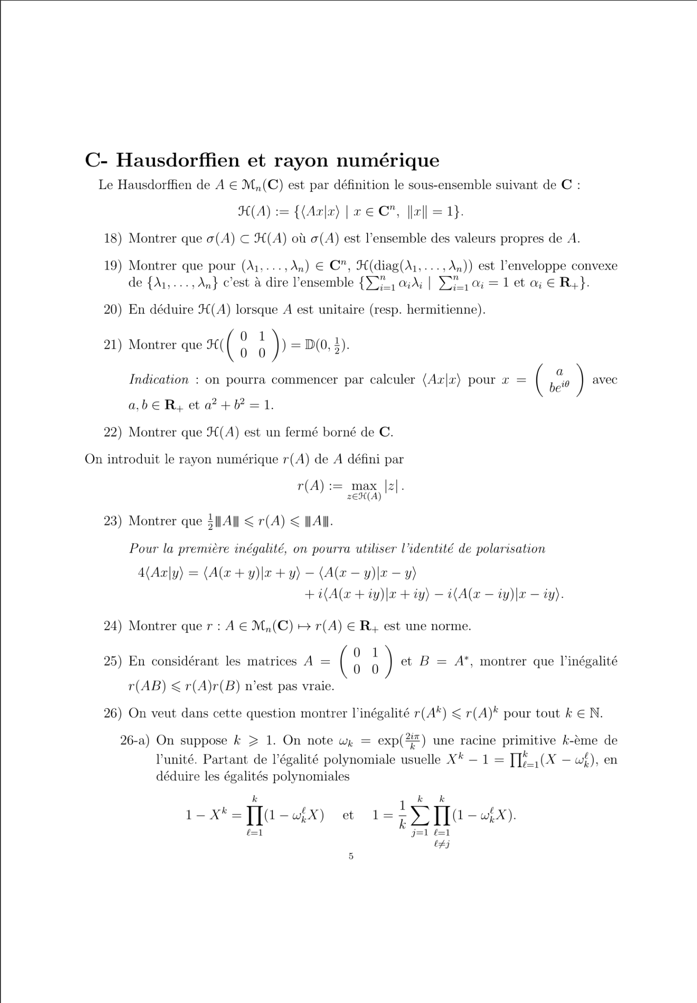 Concours X-ENS 2026 : le sujet de maths A MP - Génération Prépa