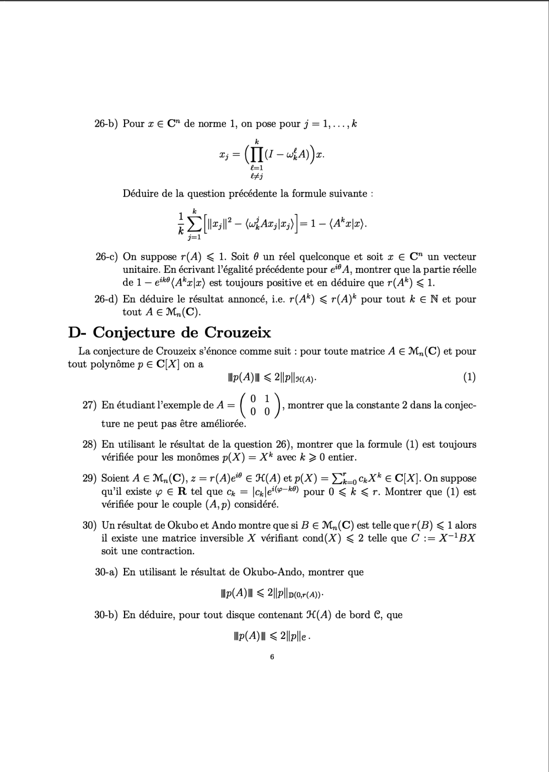 Concours X-ENS 2026 : le sujet de maths A MP - Génération Prépa