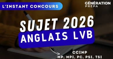 anglais lvb sujet ccinp