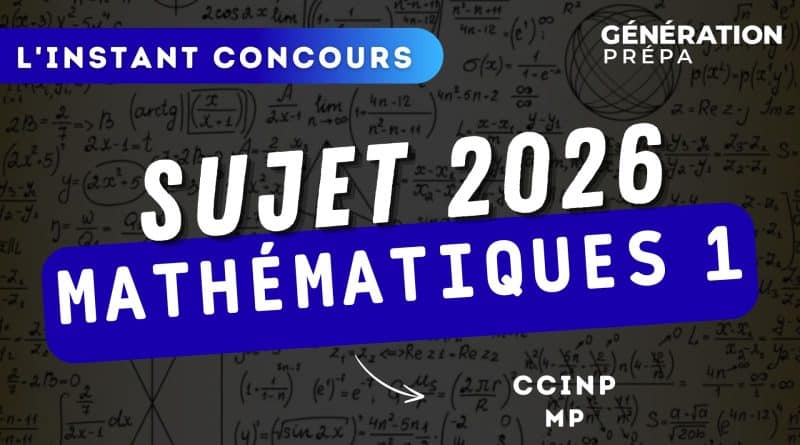 ccinp sujet maths 1