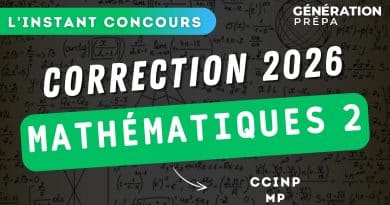 correction maths 2 MP CCINP