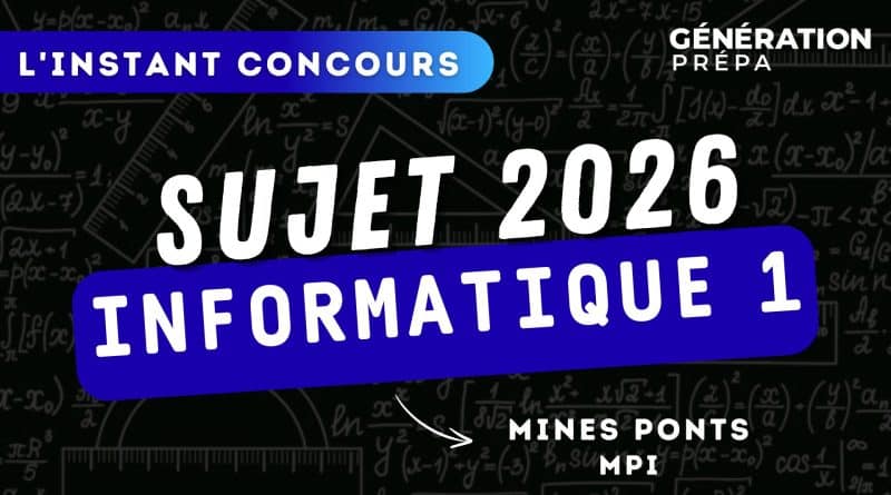 informatique1 MPI Mines Ponts