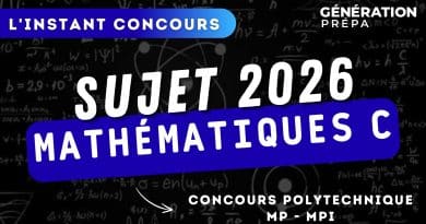 mathematiques c x-ens 2026 sujet
