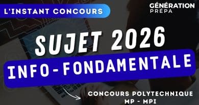 sujet info fondamentale x ens 2026