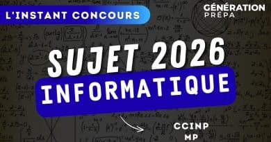 sujet info mp ccinp