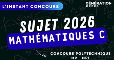 sujet maths c x-ens 2026