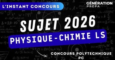 sujet physique chimie ls x ens