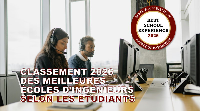 MEILLEURES ECOLES INGENIEURS 2026 SPEAK AND ACT