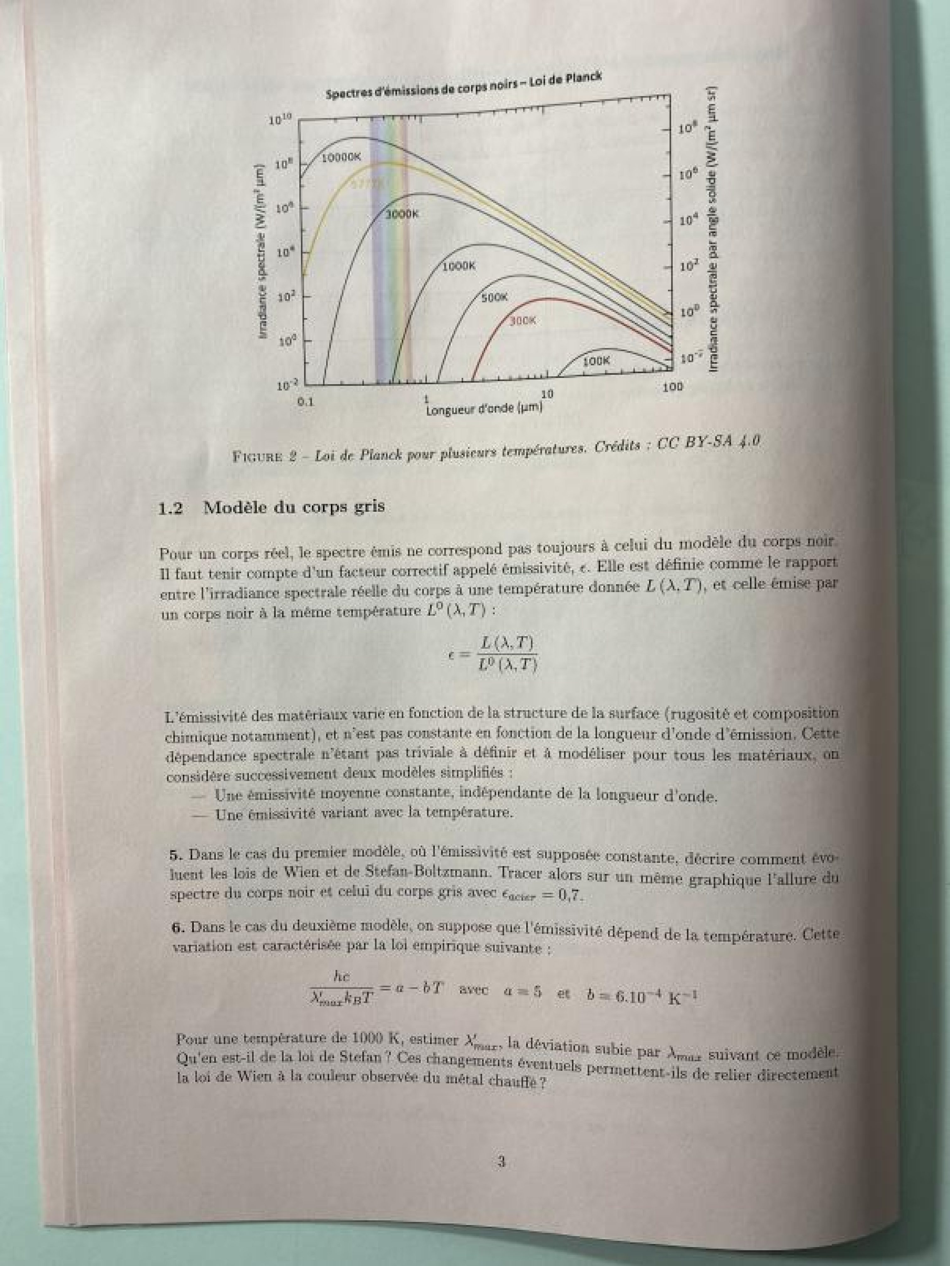 Concours X-ENS-ESPCI : Physique A - Sujet 2023 PC - Génération Prépa